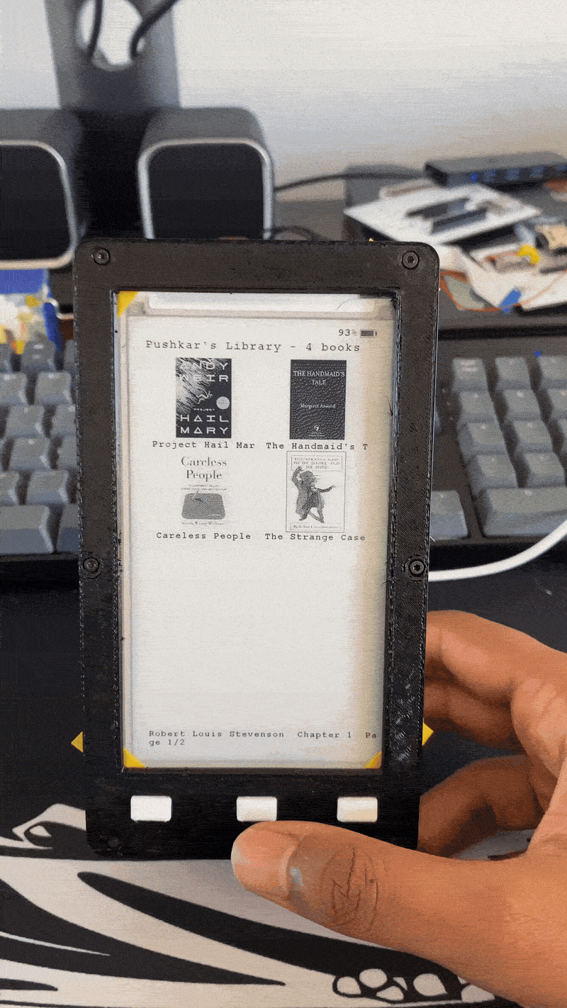Paper Byte - ESP32 based EInk Reader